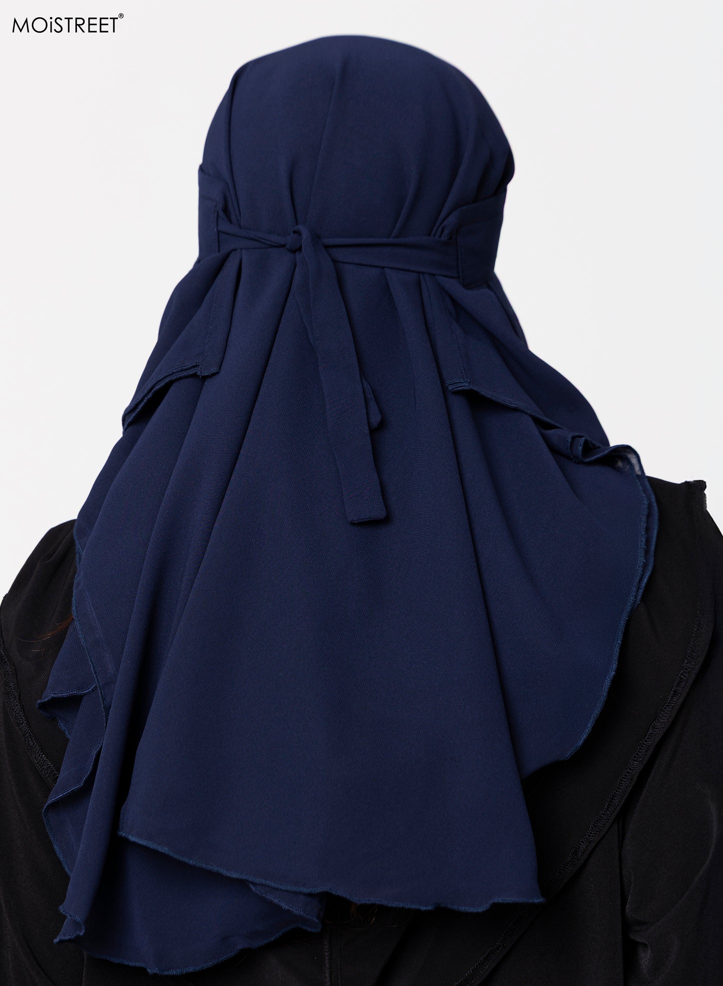 MOiSTREET Niqab Wool Chiffon Blue (8842214736099)