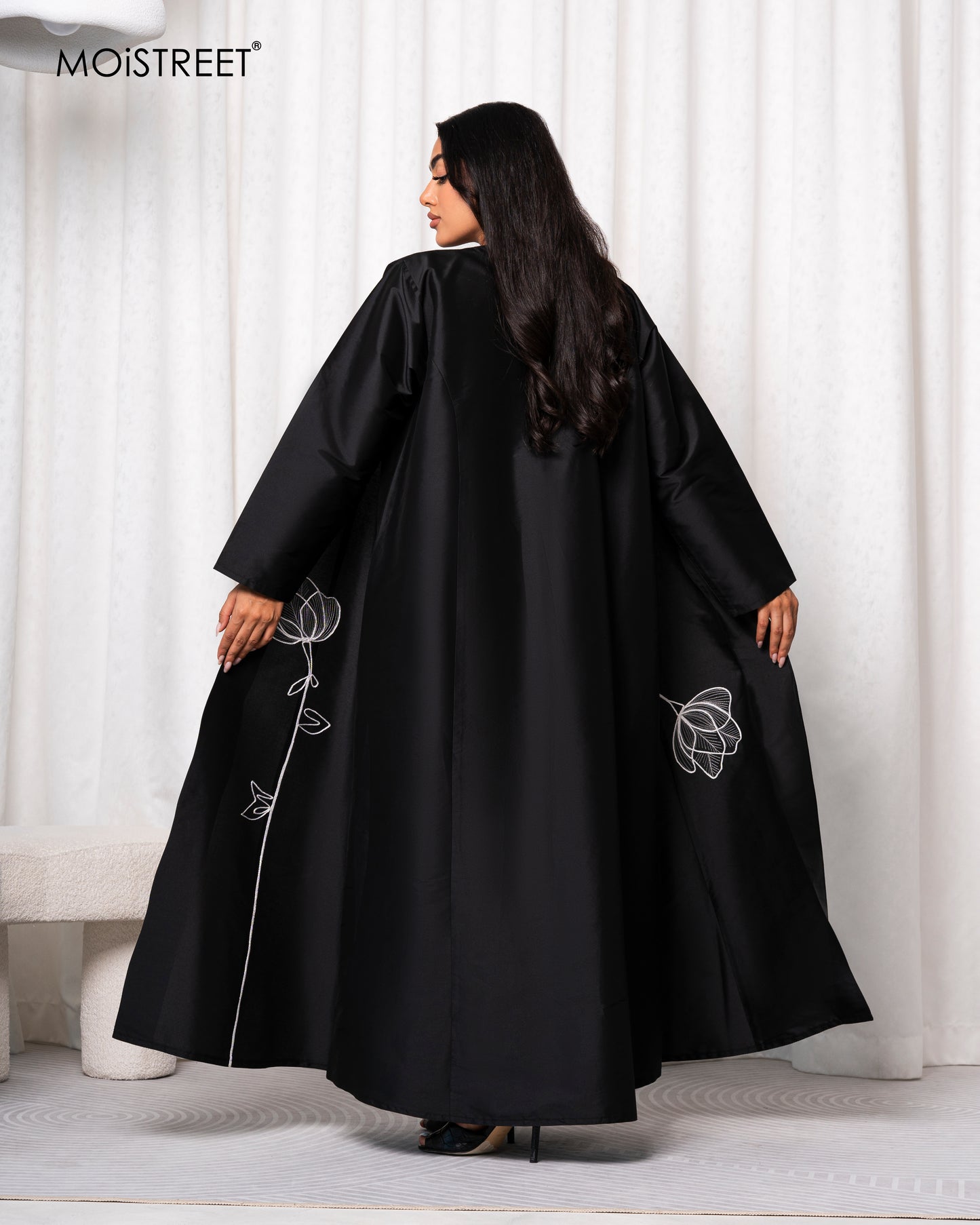 MOiSTREET Handmade Tafta Abaya (8679067451619)