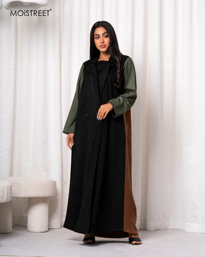 MoiSTREET Handmade Barbie Crepe Abaya (8678976127203)