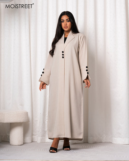 MOiSTREET Handmade Melange Abaya (8679005094115)