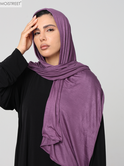MOiSTREET Hijab Grape Jersey (8843831410915)