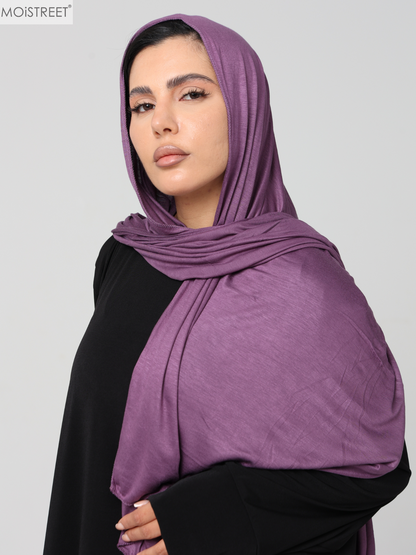MOiSTREET Hijab Grape Jersey (8843831410915)