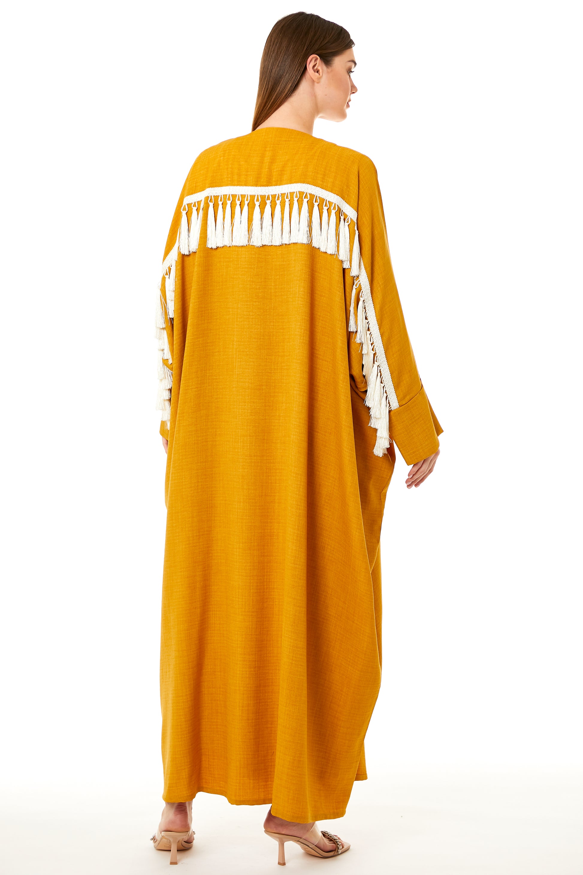 Copy of Rust Orange CEY Melange Abaya (8102830833891)