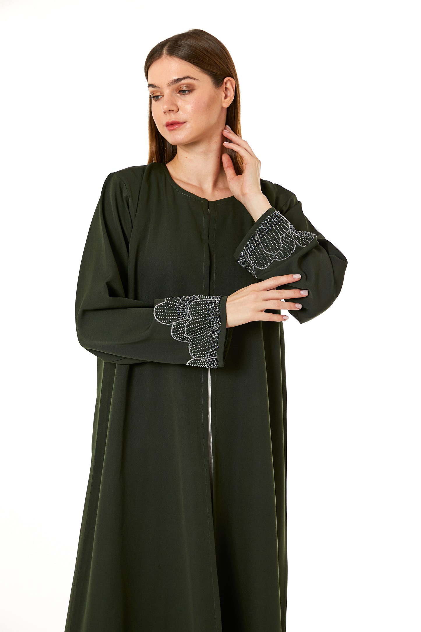 Copy of Navy CEY Melange Abaya (8102835781859)