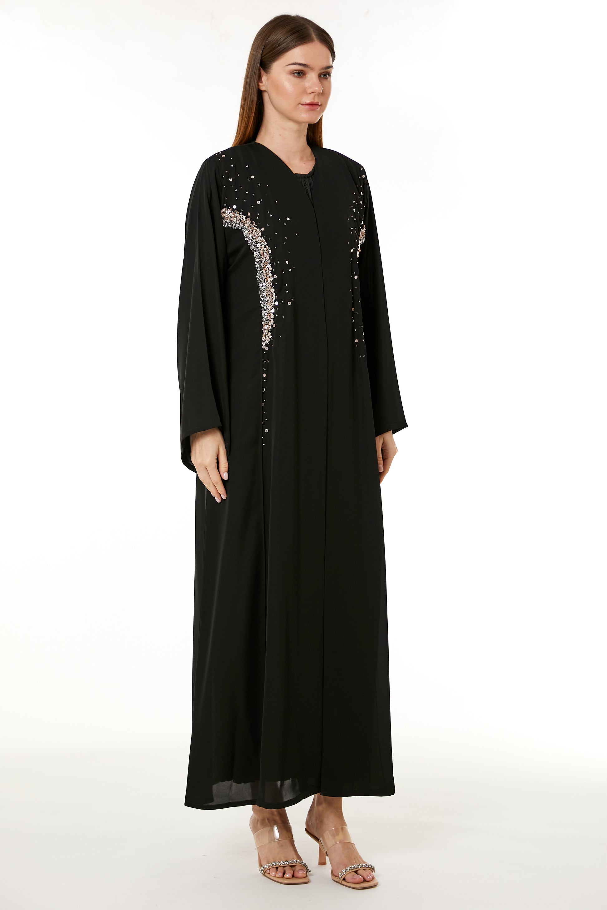 Copy of Dark Green Hand Embellished Abaya (8105241215203)