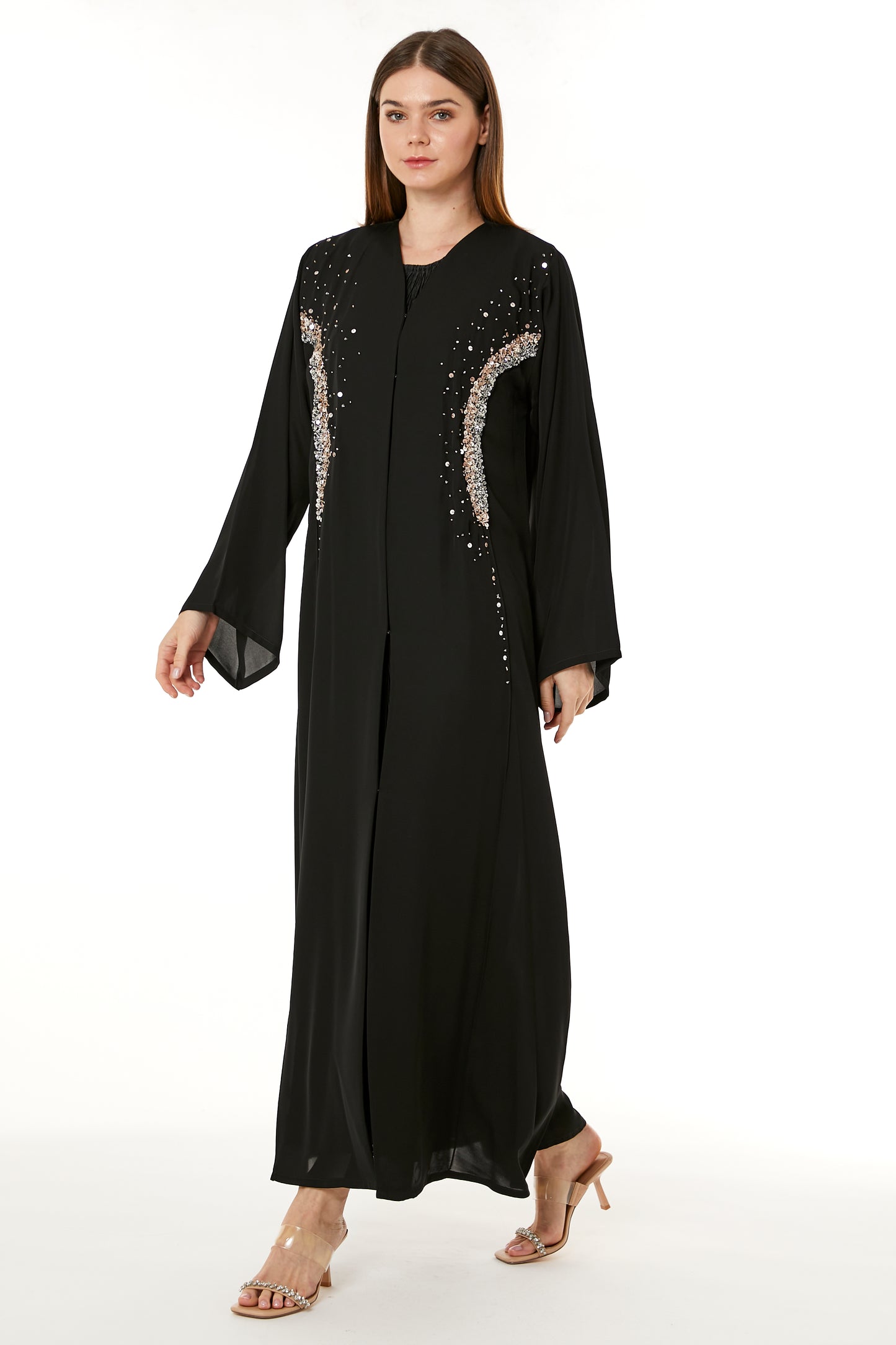 Copy of Dark Green Hand Embellished Abaya (8105241215203)