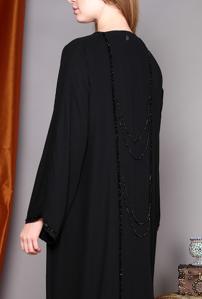 MOiSTREET Double Chiffon Abaya (6701403472056)