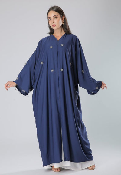 MOiSTREET Crepe Sequins Embellished Featuring Abaya (6701401079992)