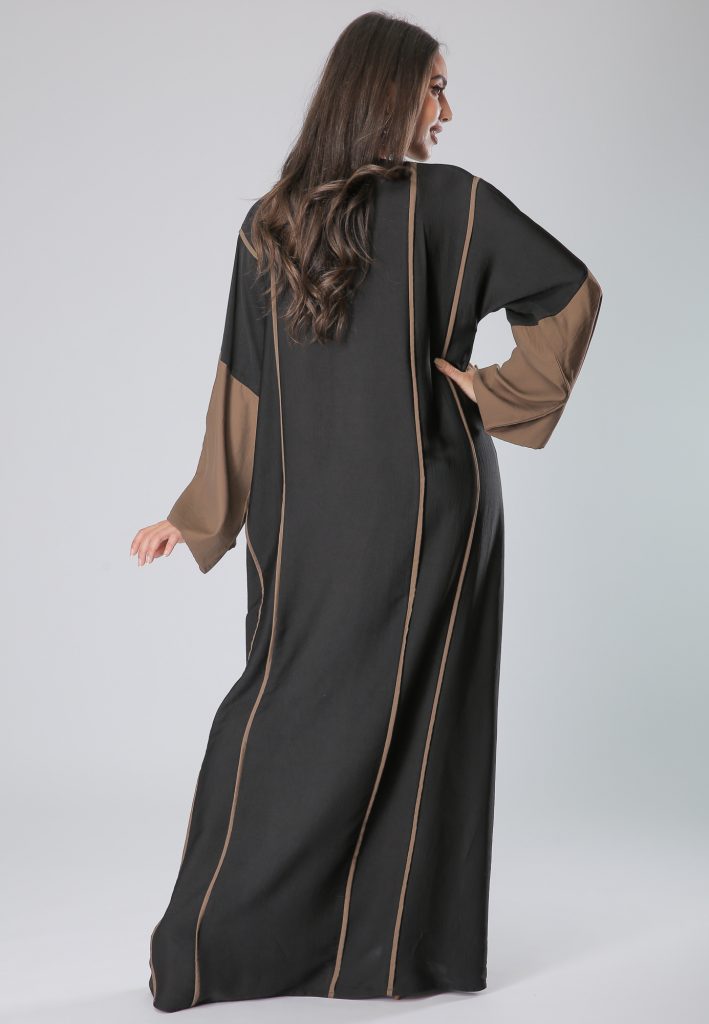 Button Sleeves Abaya (6701400588472)