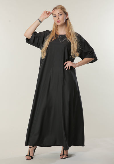 Shop Solid Black Under Abaya for Women (6701413826744)