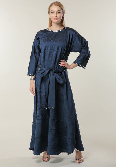 Shop Navy Kaftan Dress for Women (6701413236920)