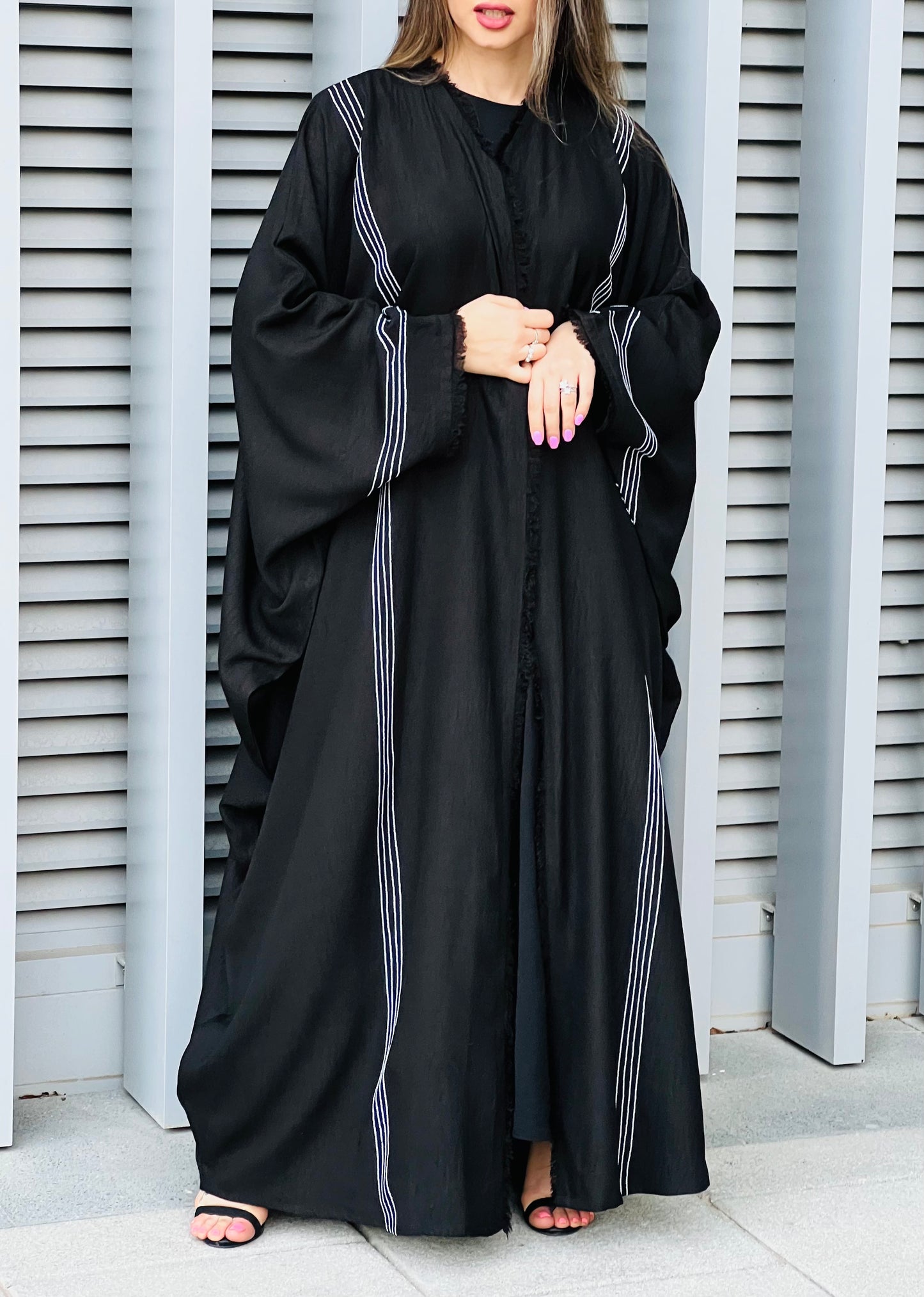 MOiSTREET Louise Crepe Bhist Abaya (7634626871523)