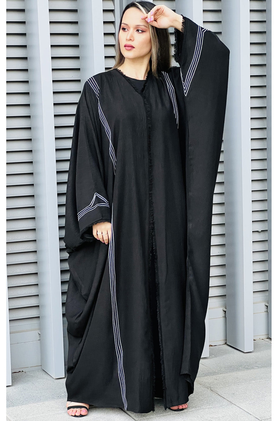 MOiSTREET Louise Crepe Bhist Abaya (7634626871523)