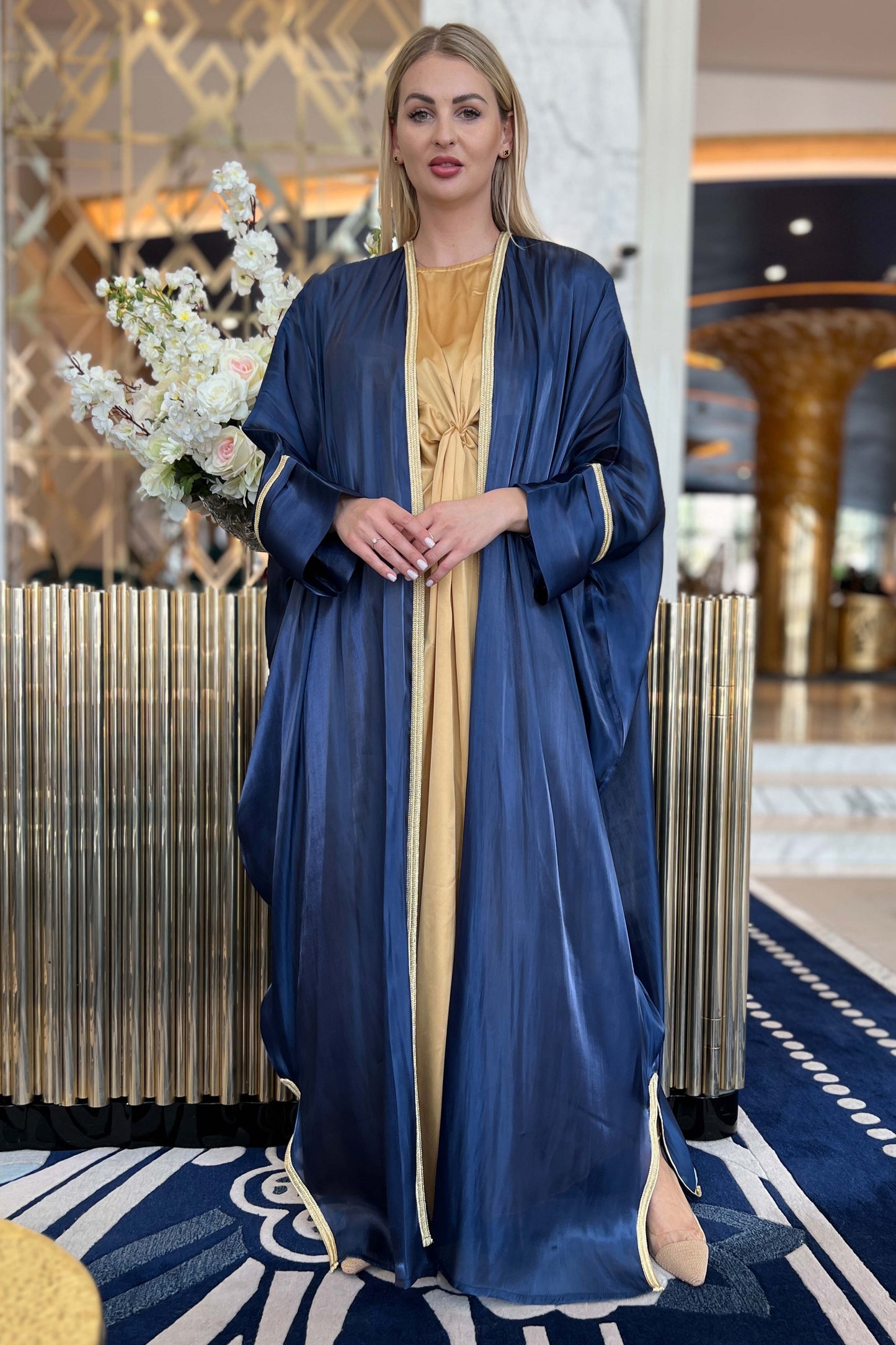 MOiSTREET Pearl Rotana Shimmer Bhist Abaya Set (7896545198307)