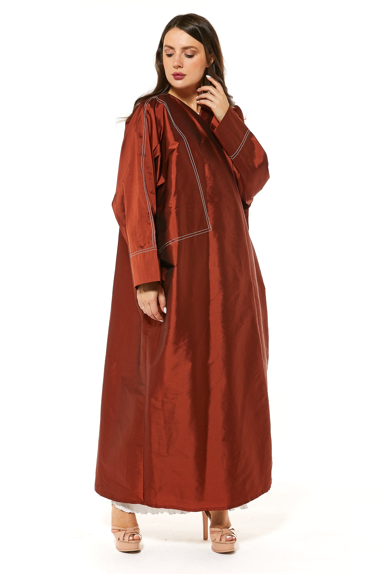 Rust Tafta Abaya (7468907331811)