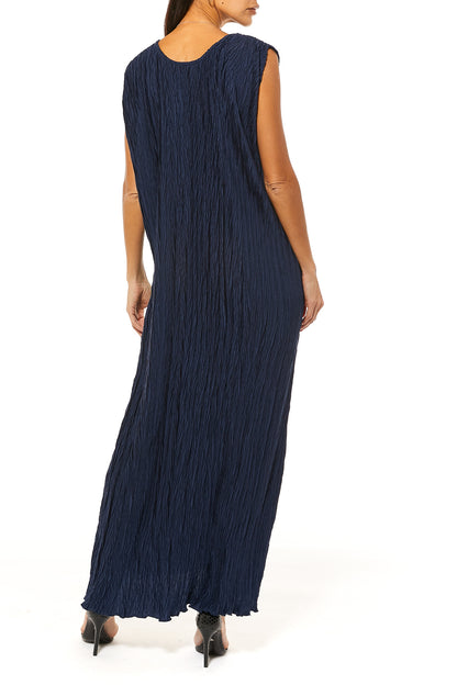 MOiSTREET Dark Blue Harir Maqsood Under Dress (7478724624611)