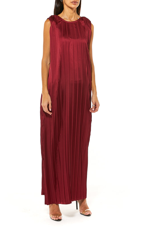 MOiSTREET Maroon Under Dress (7478729375971)