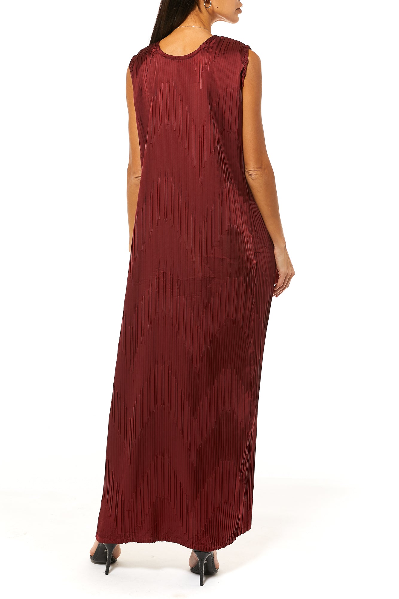 MOiSTREET Maroon Under Dress (7478748283107)