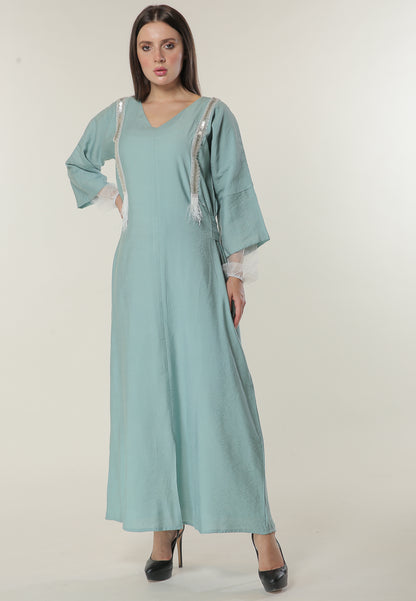 Shop Green Kaftan (6701410517176)