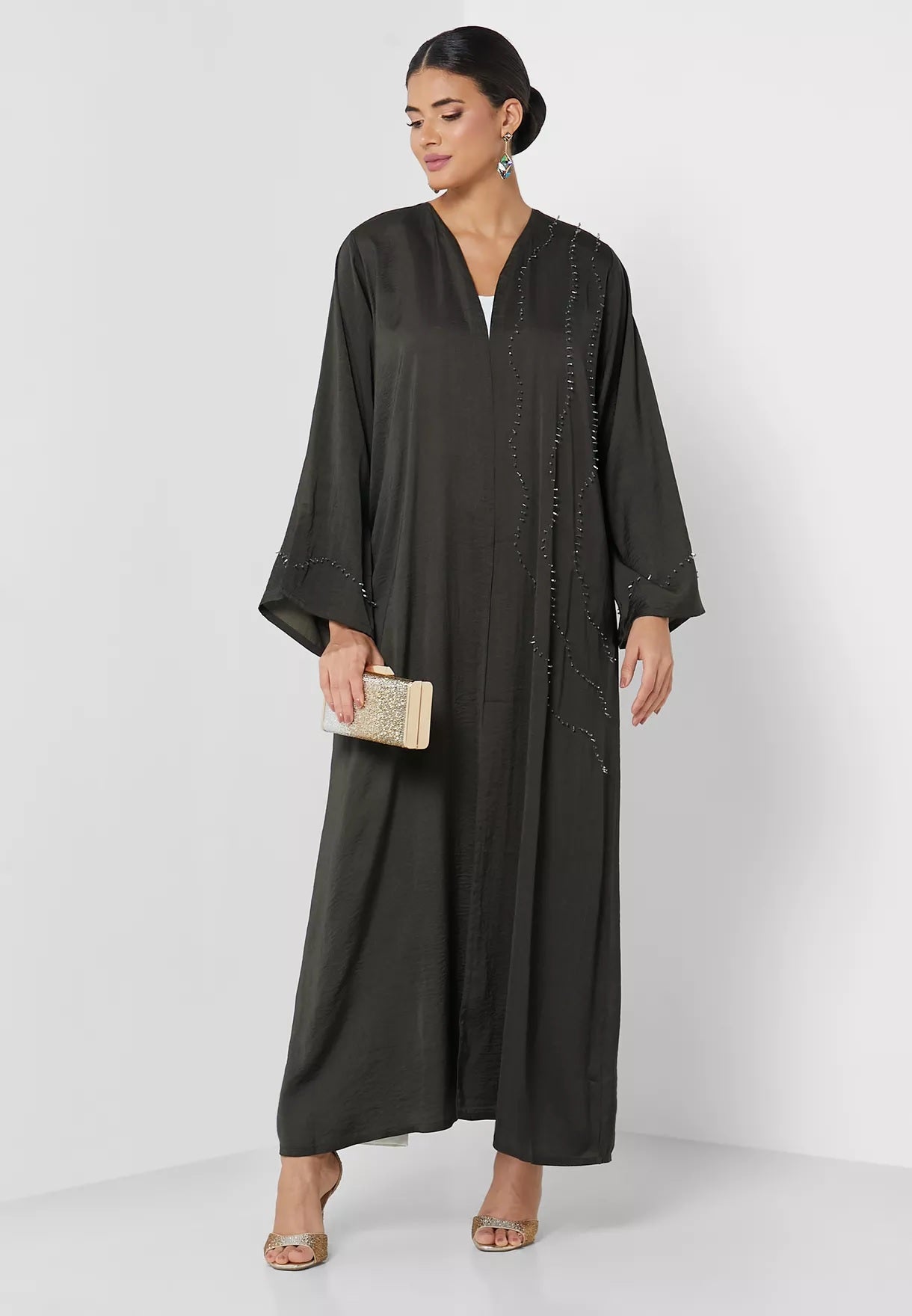 Copy of MOiSTREET Classic Green Pocket Abaya (7922928255203)