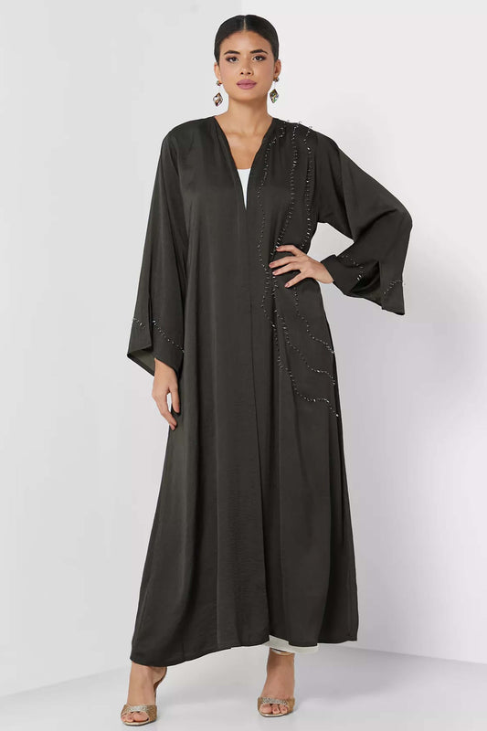 Copy of MOiSTREET Classic Green Pocket Abaya (7922928255203)