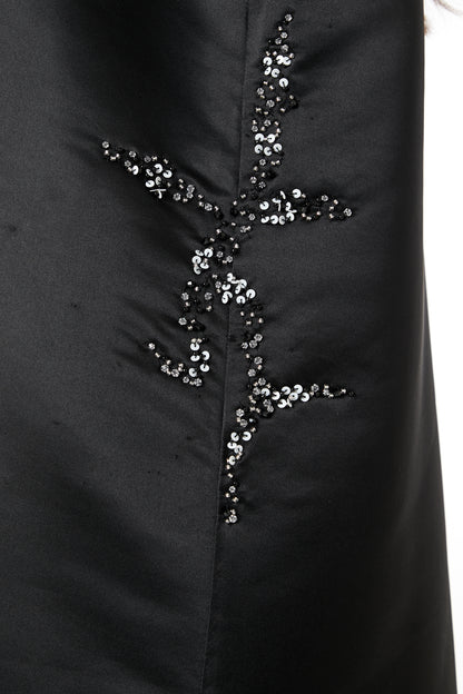 Copy of MOiSTREET Black Criss-Cross Linen Abaya (8049877975267)