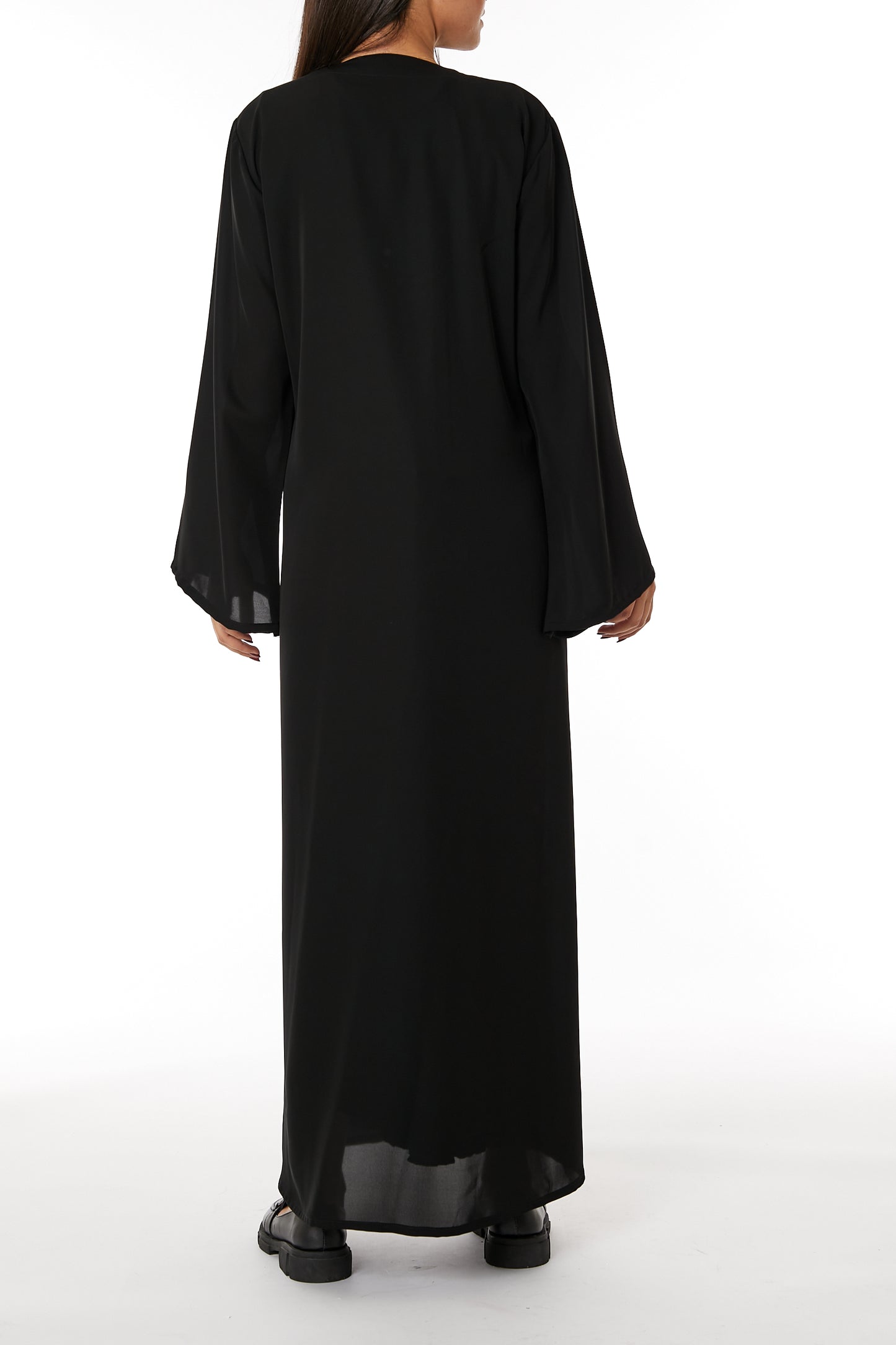 Copy of MOiSTREET Black Crepe Embroidered Abaya (8053525020899)