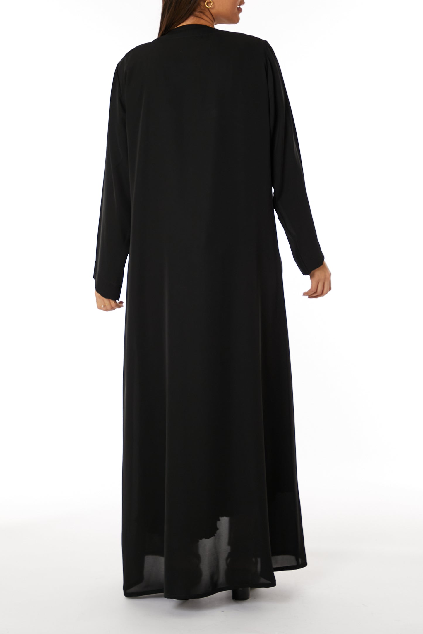 Copy of MOiSTREET Black Nida Embellished Abaya (8053535441123)