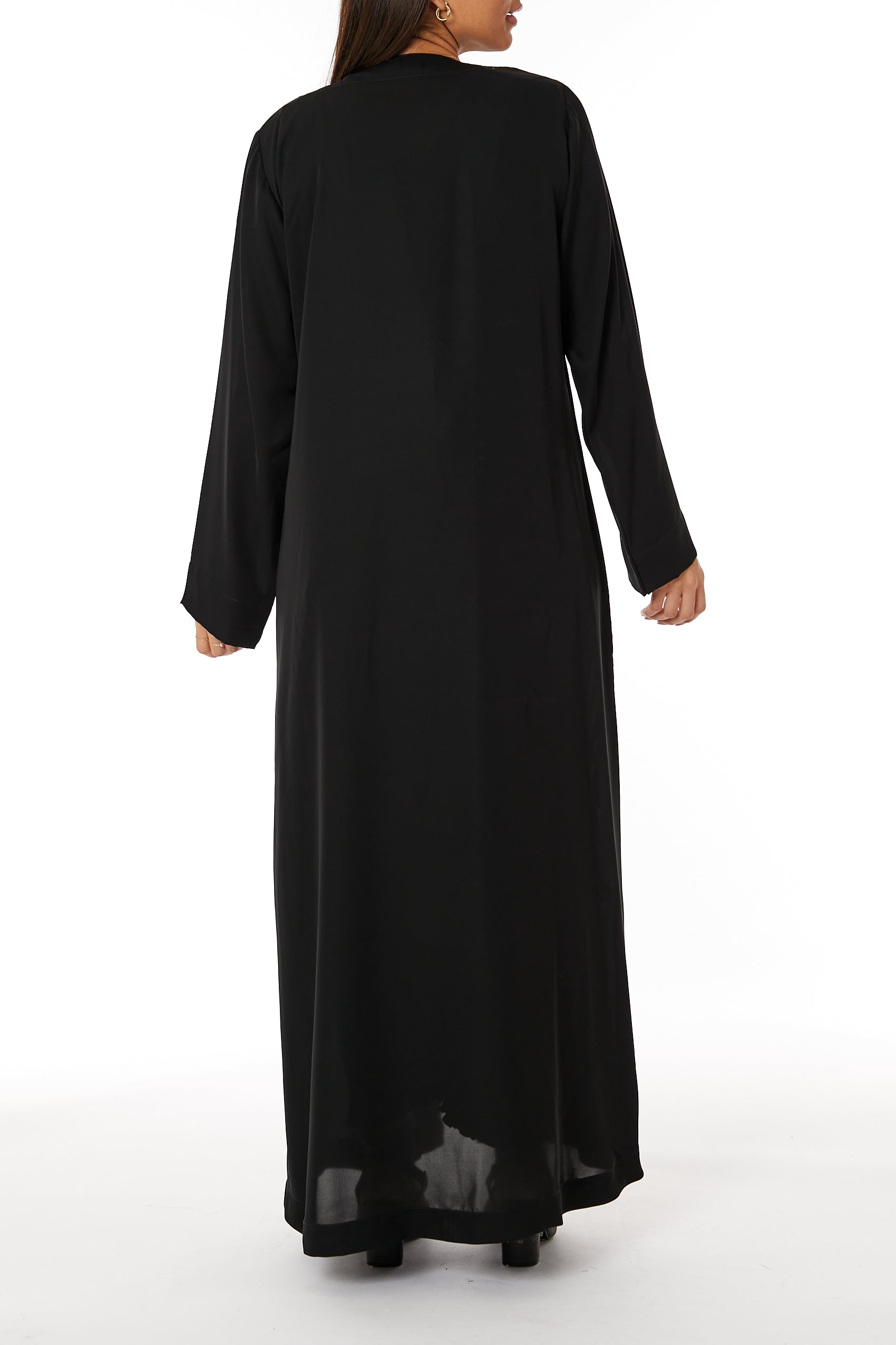 Copy of MOiSTREET Black Nida Embellished Abaya (8053707014371)