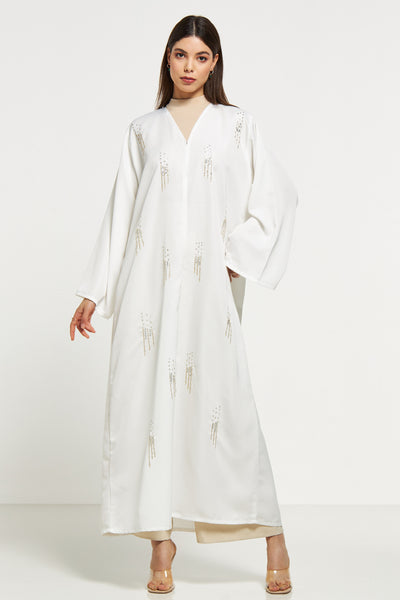 MOiSTREET Sequin Embellished Abaya with Sheila (8043906040035)