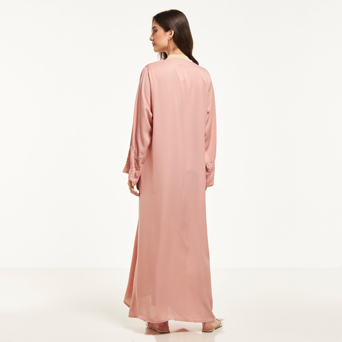 MOiSTREET Embellished Abaya with Sheila (8043918491875)