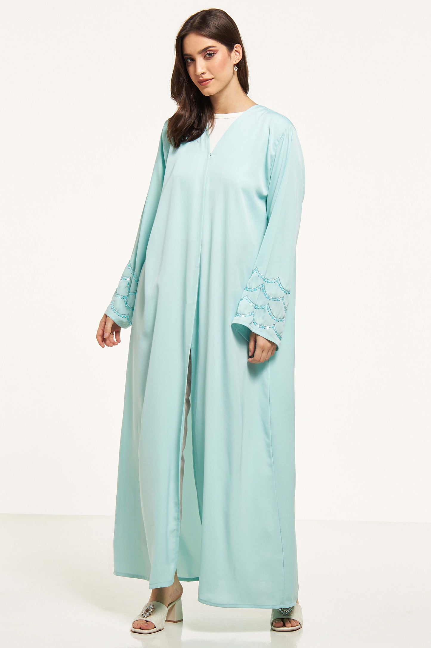 MOiSTREET Embellished Abaya (8043918917859)