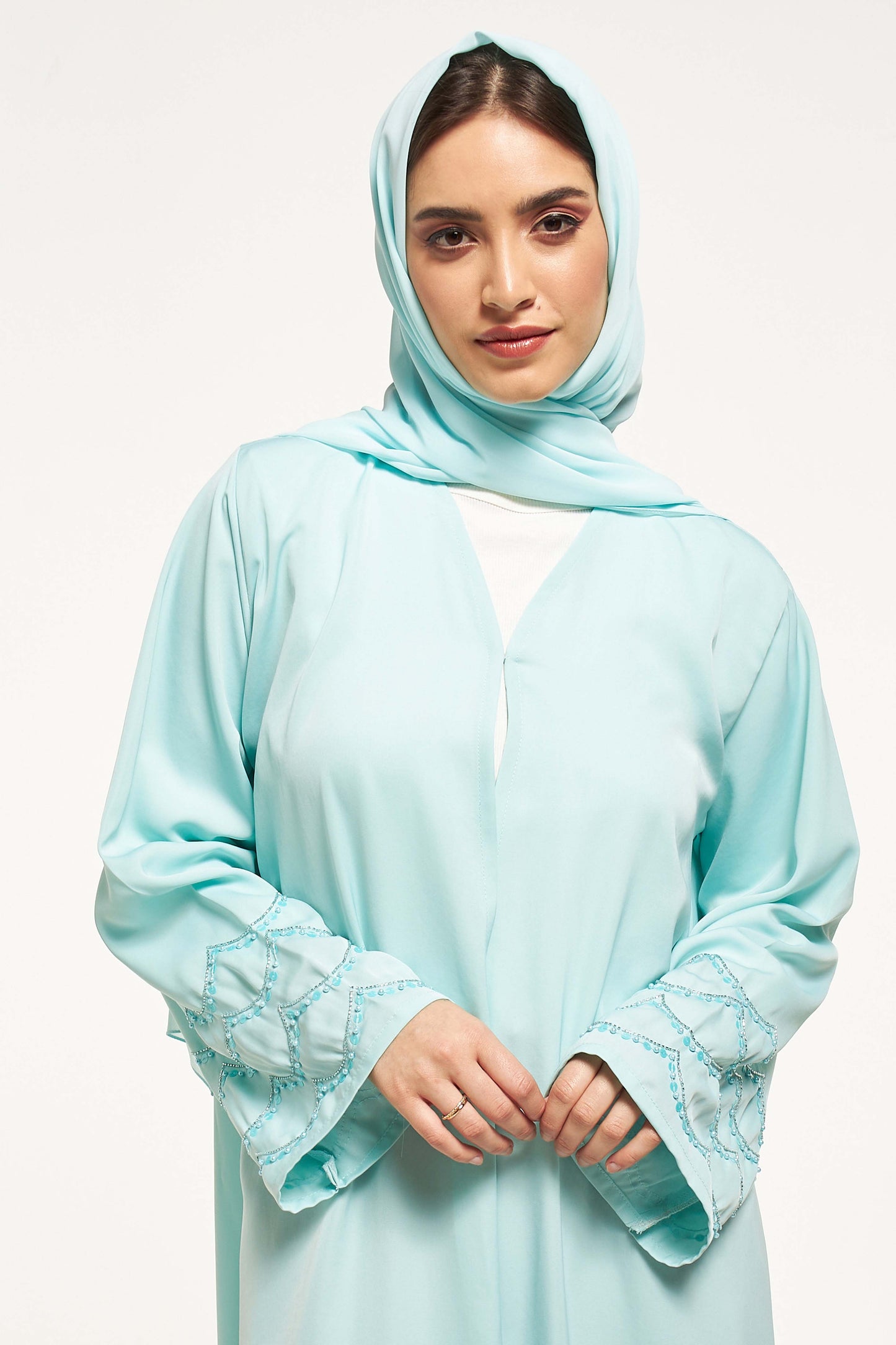 MOiSTREET Embellished Abaya (8043918917859)