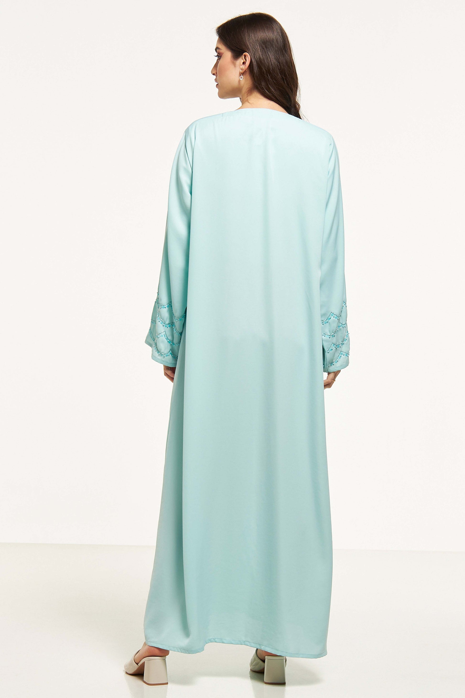 MOiSTREET Embellished Abaya (8043918917859)