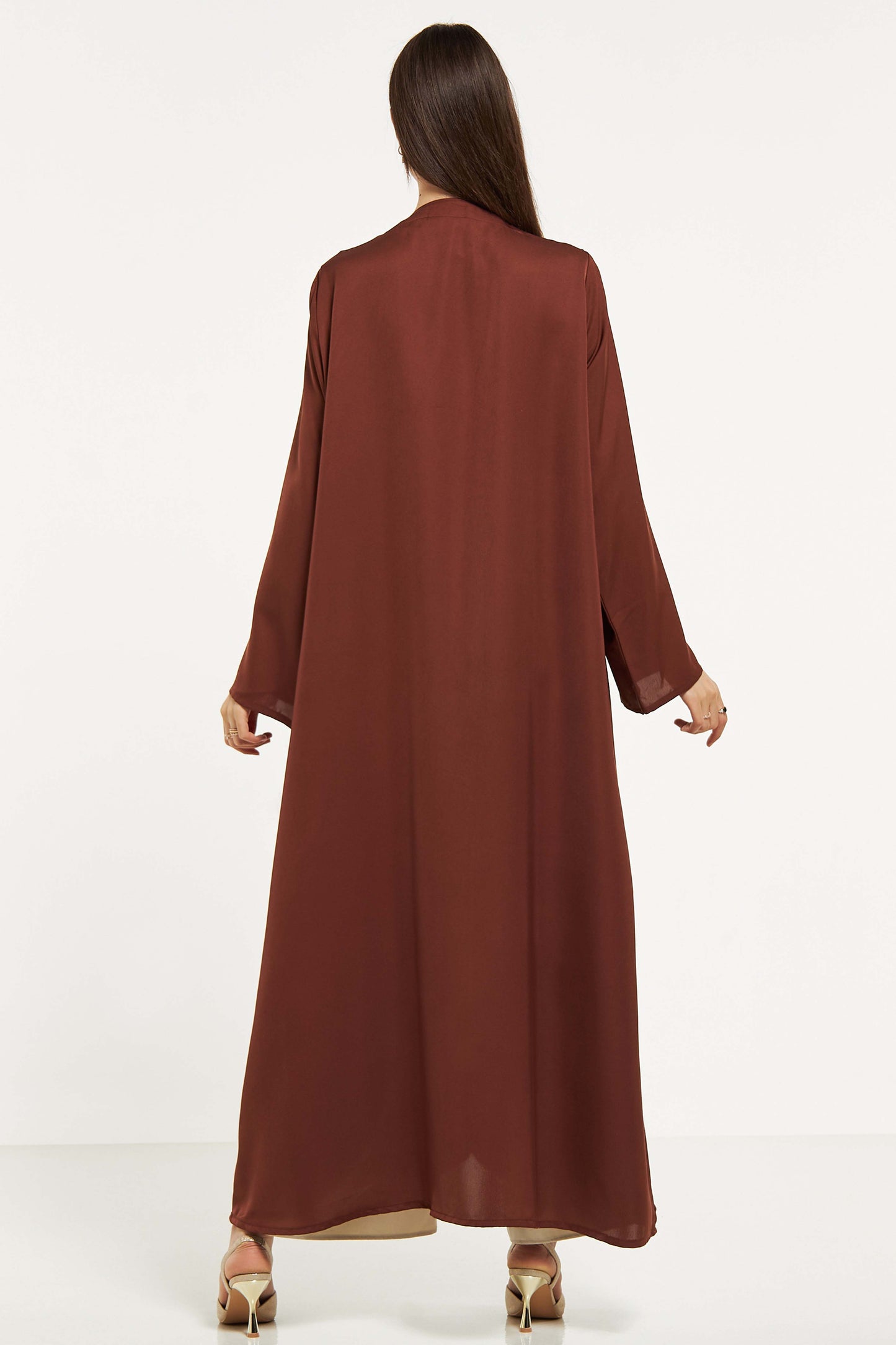 MOiSTREET Embellished Abaya with Sheila (8044665012451)