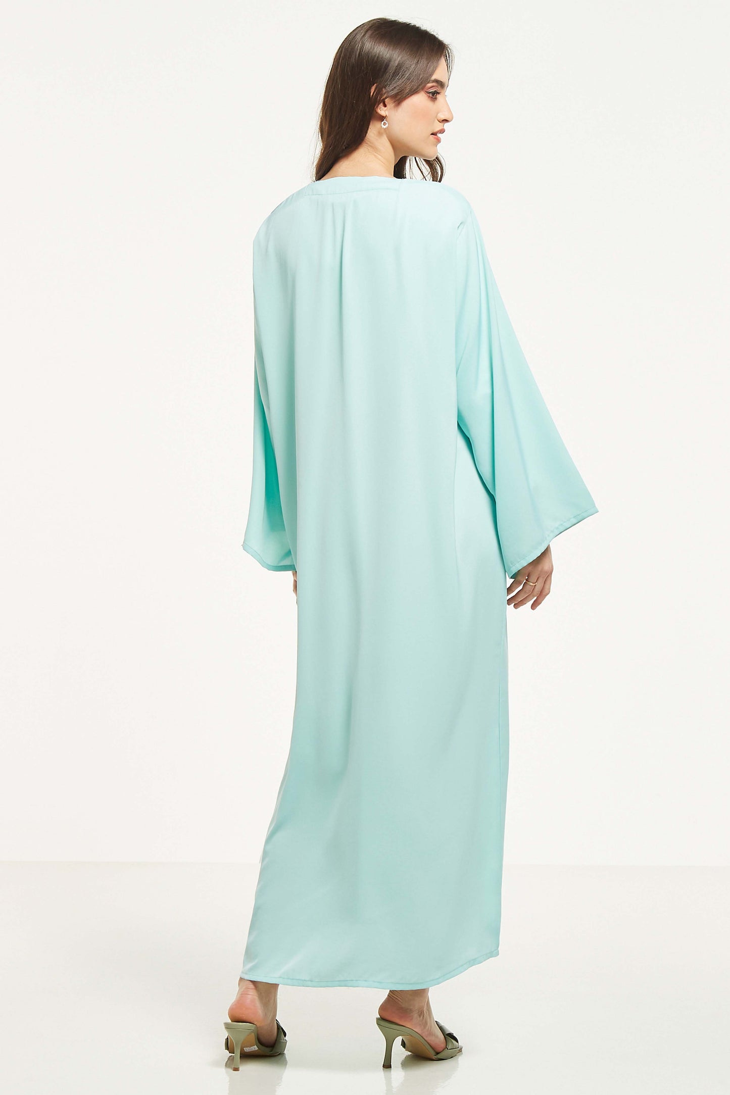 MOiSTREET Embellished Abaya with Sheila (8044670451939)