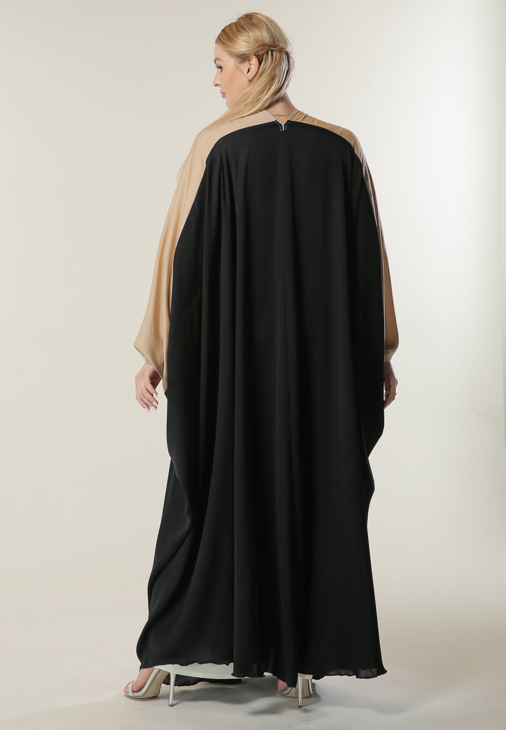 MOiSTREET Colorblock Farasha Abaya (6701412974776)