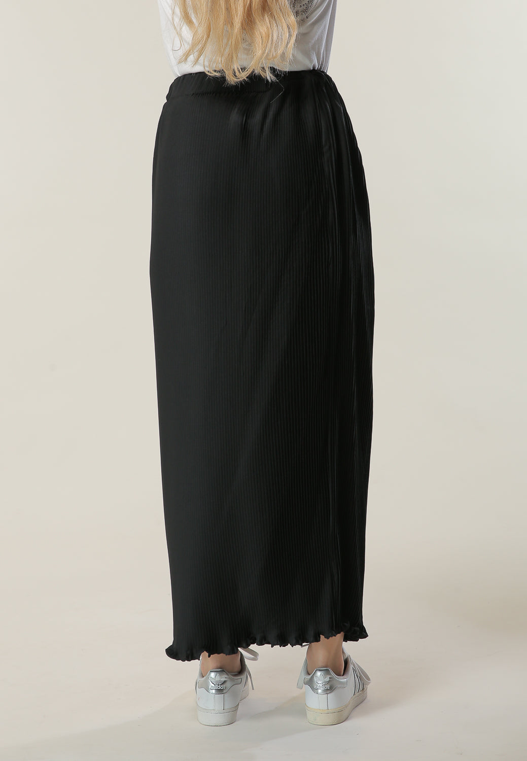 MOiSTREET Black Pleated Skirt (6701414416568)