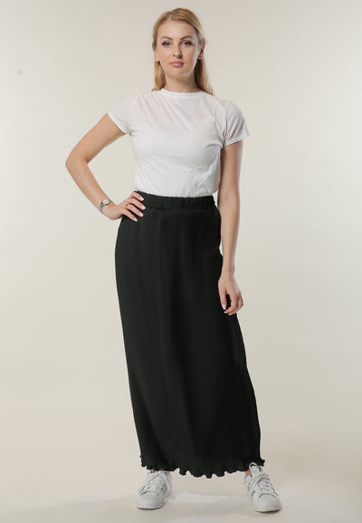 Shop Black Pleated Skirt (6701414416568)