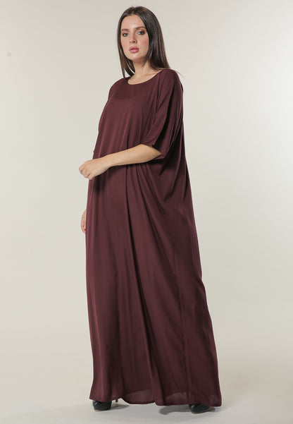 MOiSTREET Maroon Under Abaya (6701413269688)