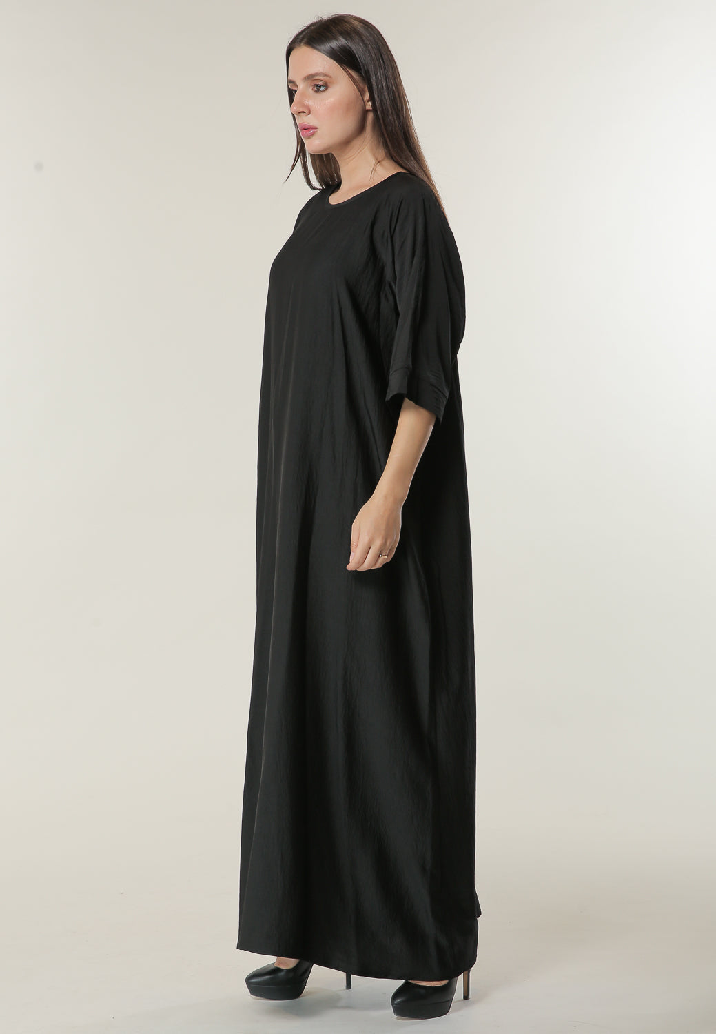 MOiSTREET Classic Black Under Abaya (6701413662904)