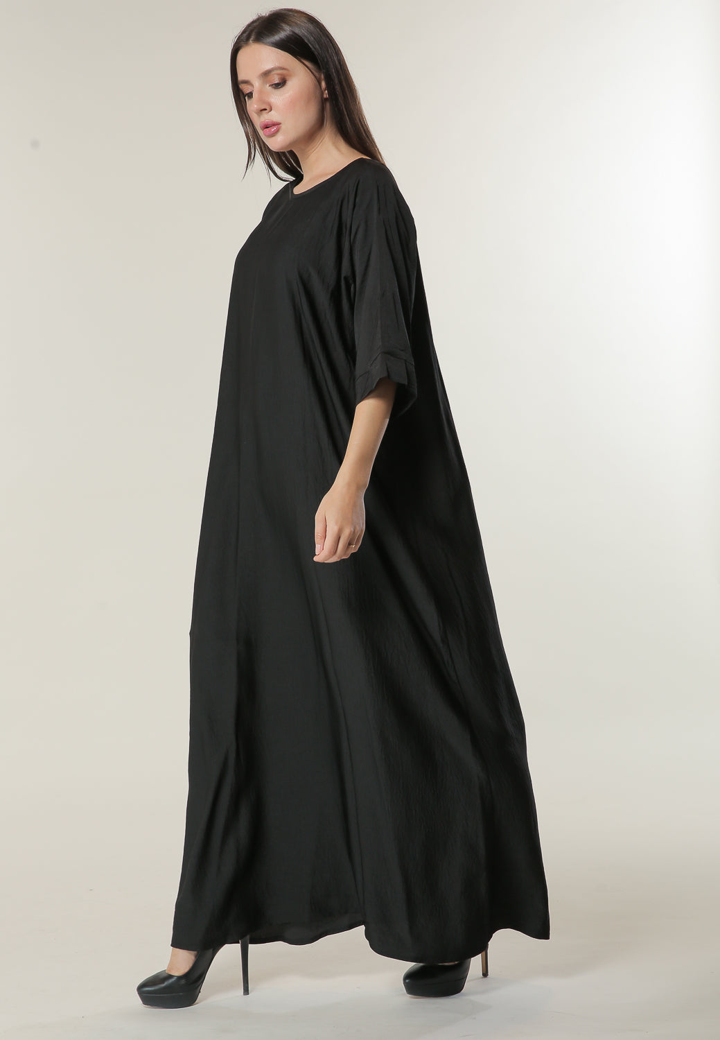 MOiSTREET Classic Black Under Abaya (6701413662904)