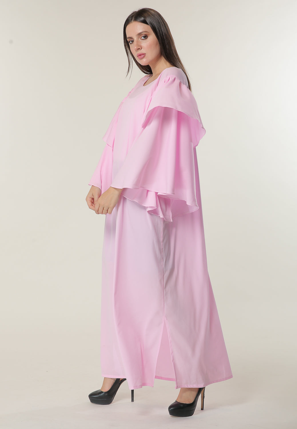 MOiSTREET Frilled Sleeves Under Abaya (6701413793976)