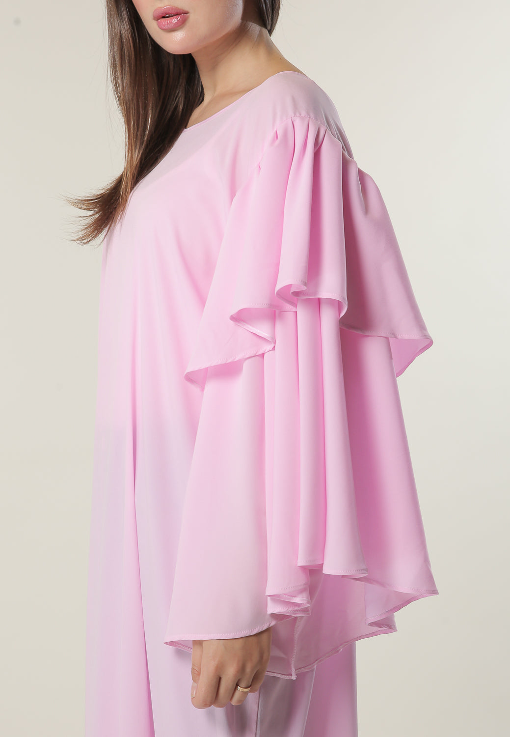 MOiSTREET Frilled Sleeves Under Abaya (6701413793976)