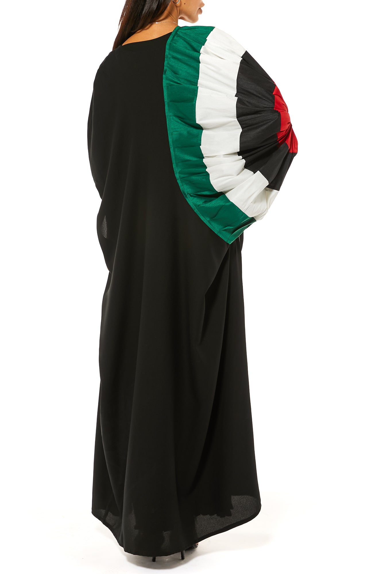 National Day Crepe Abaya (7459421487331)