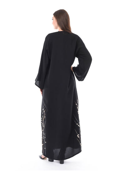 MOiSTREET Exotic Abaya with Hand Thread Work (6701407240376)
