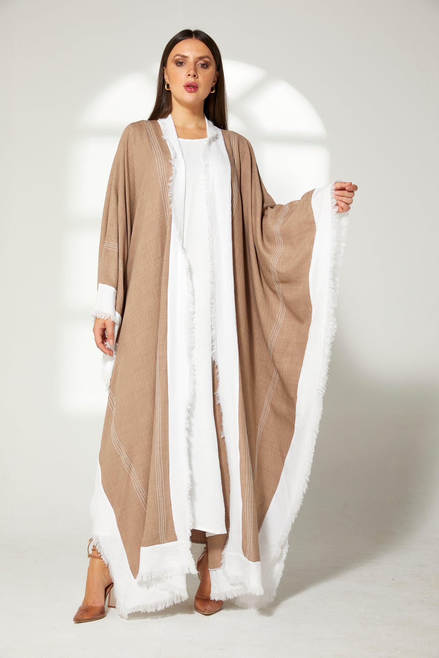 MOiSTREET Multicolor CEY Mélange Abaya (7822648082659)