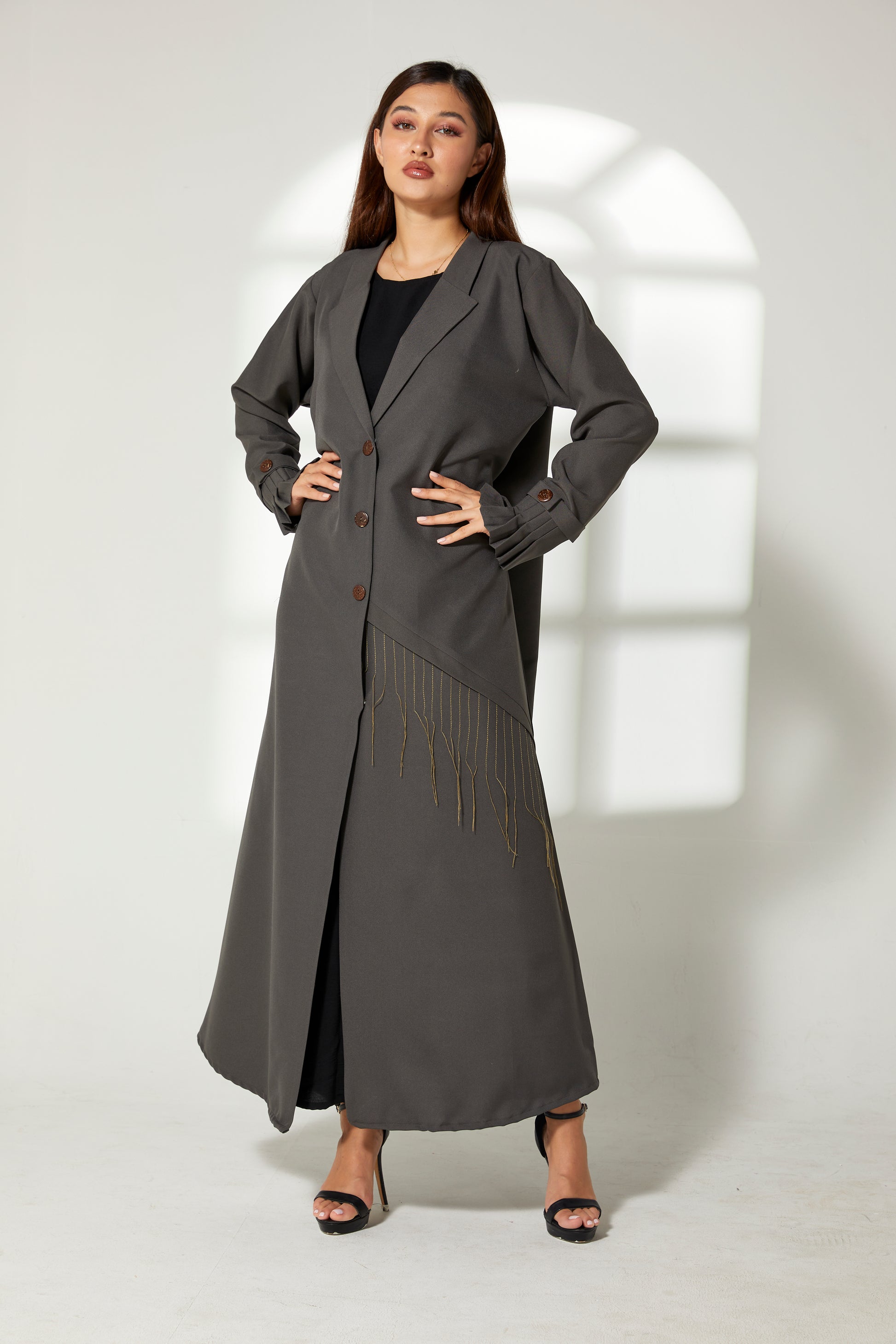 MOiSTREET Grey Phua  Abaya (7822533460195)