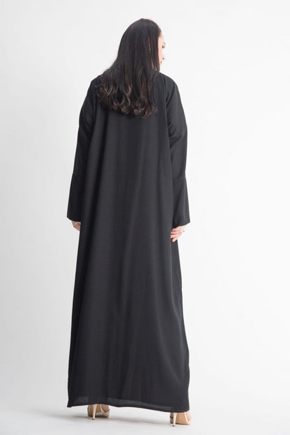 MOiSTREET Formal Coat Buttons Abaya (6701402292408)