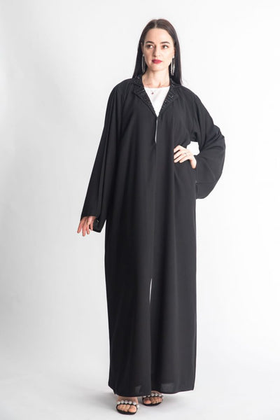 Western Style Collar Abaya for Women (6701402620088)